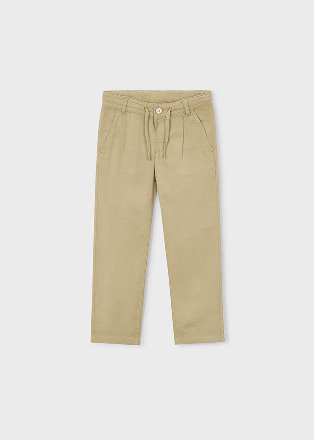Mayoral linen relaxed long trousers