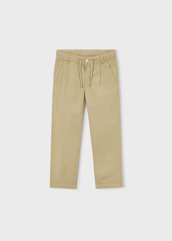 Mayoral linen relaxed long trousers