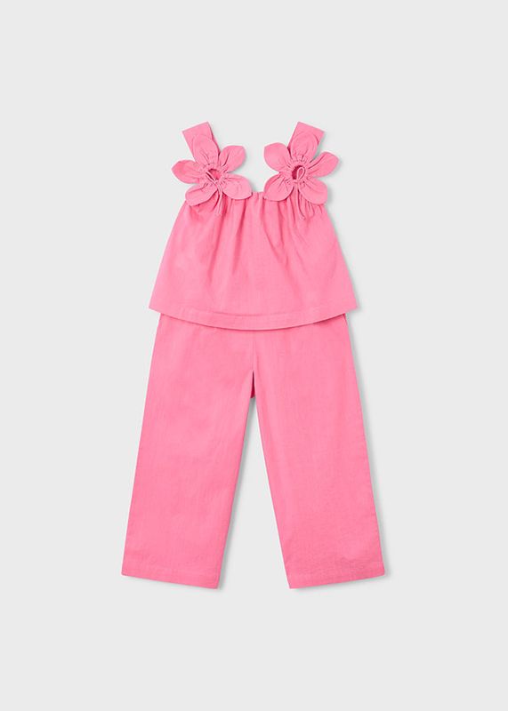 Mayoral pants and floral blouse set