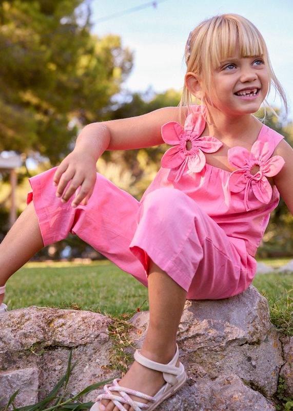 Mayoral pants and floral blouse set