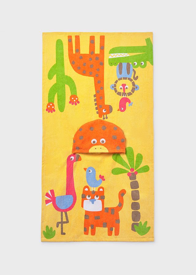 Mayoral hooded beach towel