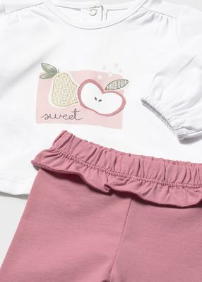 Mayoral 4 pieces long sleeved leggings set