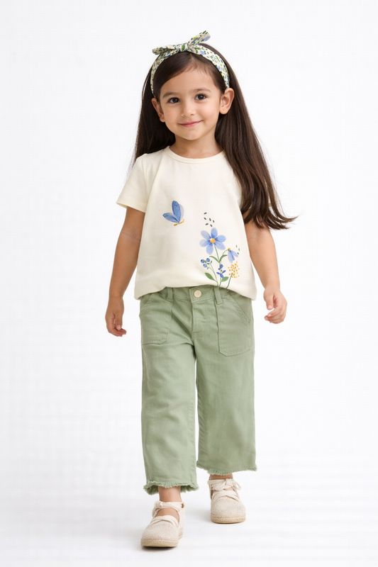 Mayoral long trousers t-shirt with headband set