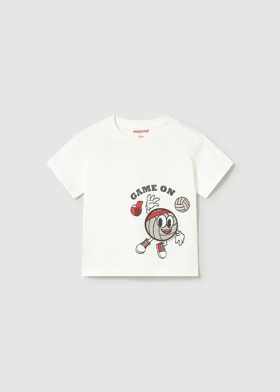 Mayoral interactive T-shirt and shorts set
