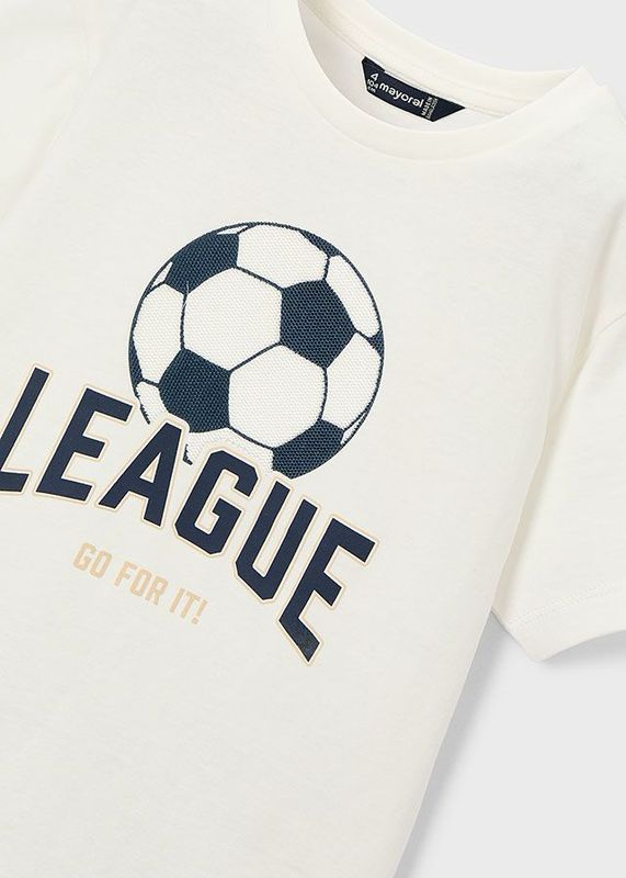 Mayoral print t-shirt and shorts with zips