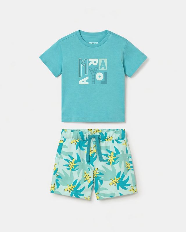 Mayoral t-shirt and bermuda shorts set