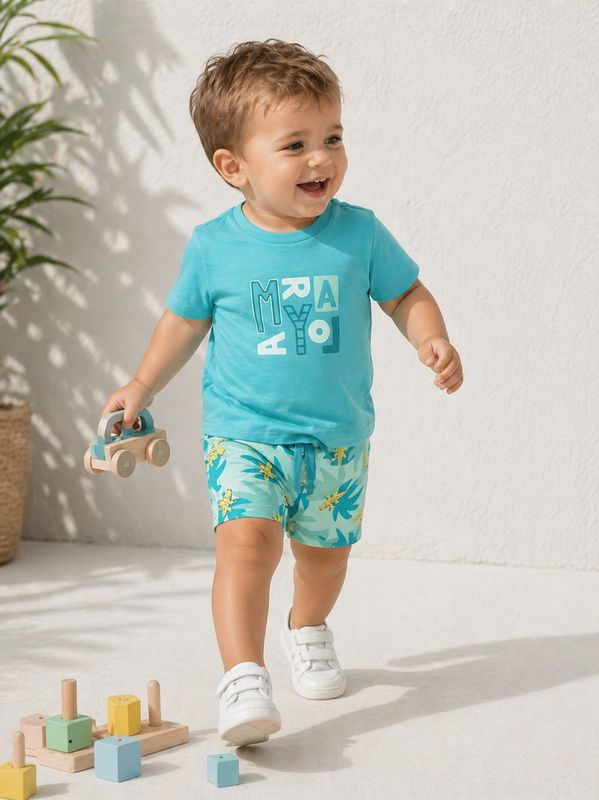 Mayoral t-shirt and bermuda shorts set