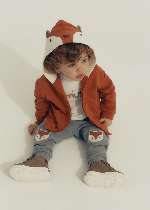 Mayoral Baby animal hoodie and tracksuit