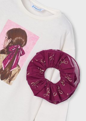 Mayoral t-shirt with hair tie