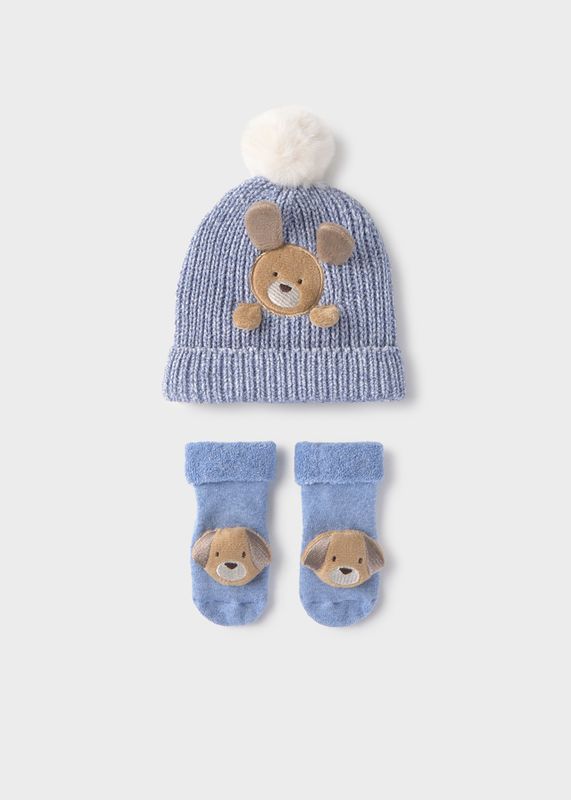 Mayoral hat and socks set