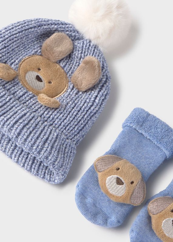 Mayoral hat and socks set