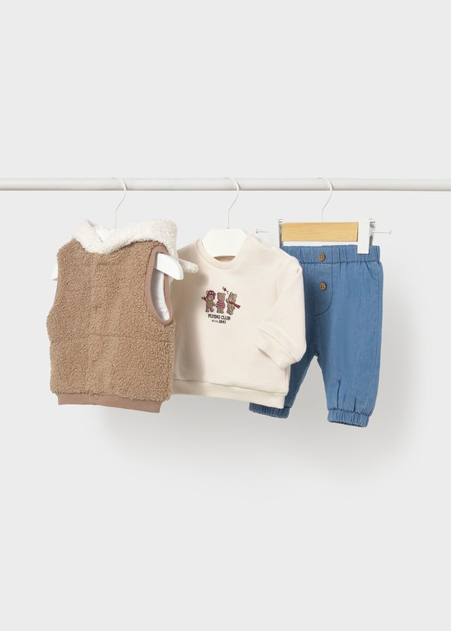 Mayoral 3 pieces vest set