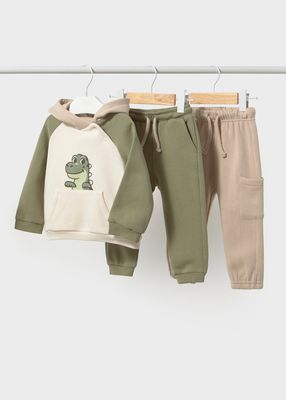 Mayoral hoodie and 2 joggers set