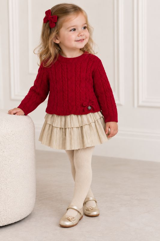 Mayoral skirt and jumper set