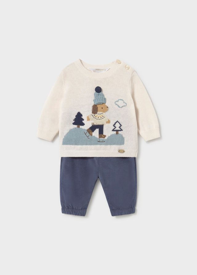 Mayoral trousers and jersey set