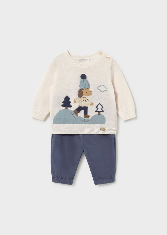 Mayoral trousers and jersey set