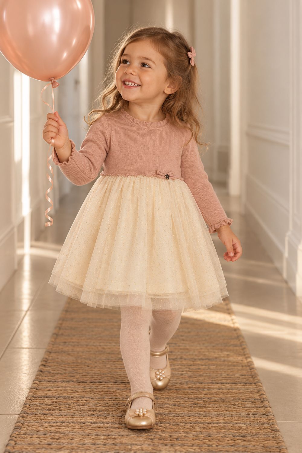 Mayoral tulle combo dress