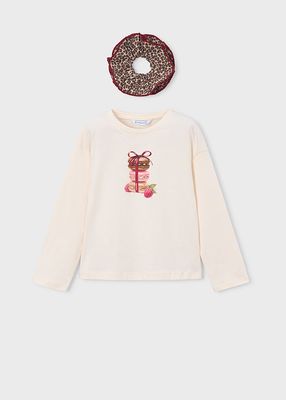 Mayoral t-shirt with hair tie