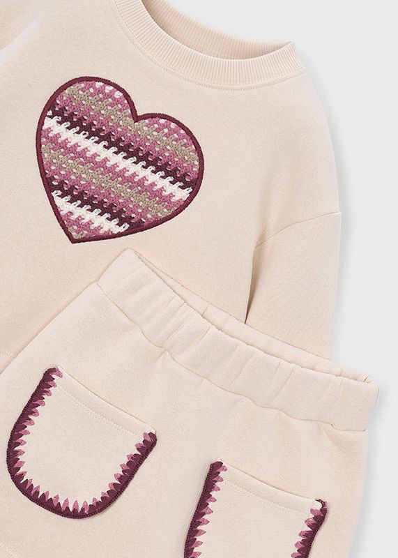 Mayoral sweatshirt and skirt set