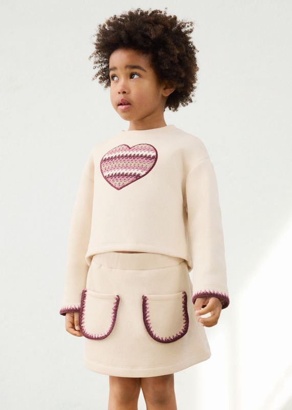 Mayoral sweatshirt and skirt set