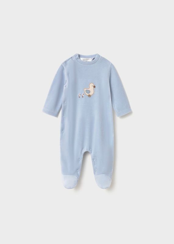 Mayoral velour sleepsuit