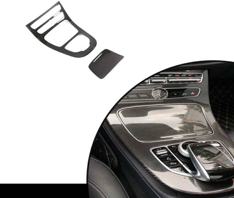 Carbon Fiber Interior Dashboard Trims for Mercedes Benz W213 C238 E43 AMG E200 E300 E350 E400 2017-2018