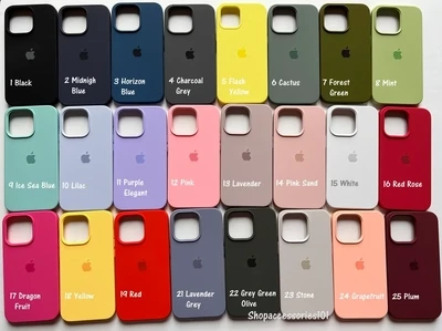 Luxury Original Silicone Case For Apple iPhone 11 12 13 14 15 Pro Max Official Case For iPhone 11 12 X XS XR 13 14 Pro Cover