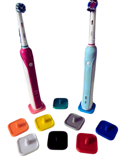 Kids colourful electric toothbrush stands
