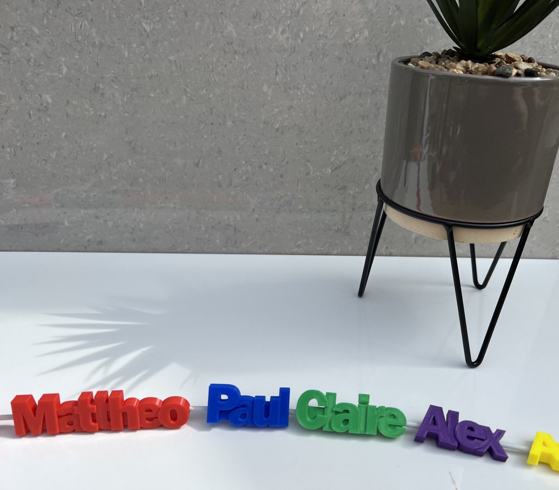 Personalised phone cable charger clip, label, tag