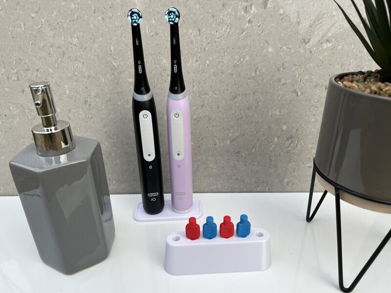 Tepe interdental brush holder - with hidden brushes for cleanliness