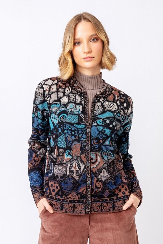 IVKO Woman 
Jacquard Jacket, Trencar Pattern