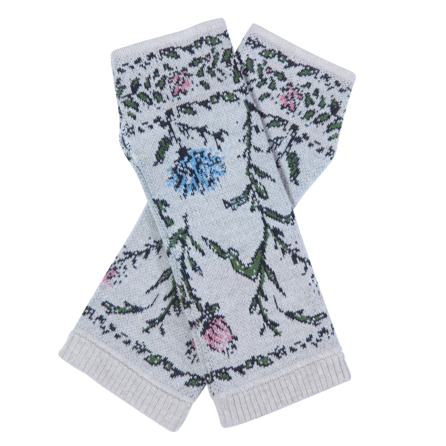 IVKO Woman 
Wrist Warmers, Floral Pattern