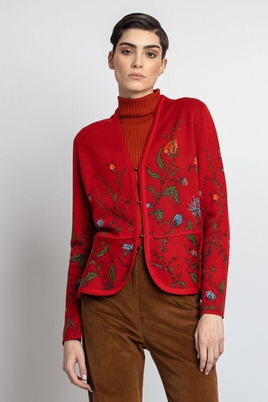 IVKO Woman 
Cardigan, Floral Pattern