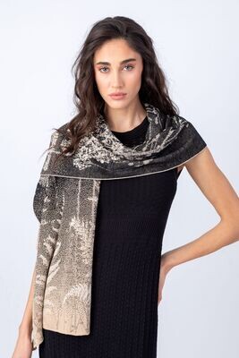 IVKO Woman Brokat-Schal, Schatten-Muster IVKO Woman Brokat-Schal, Schatten-Muster