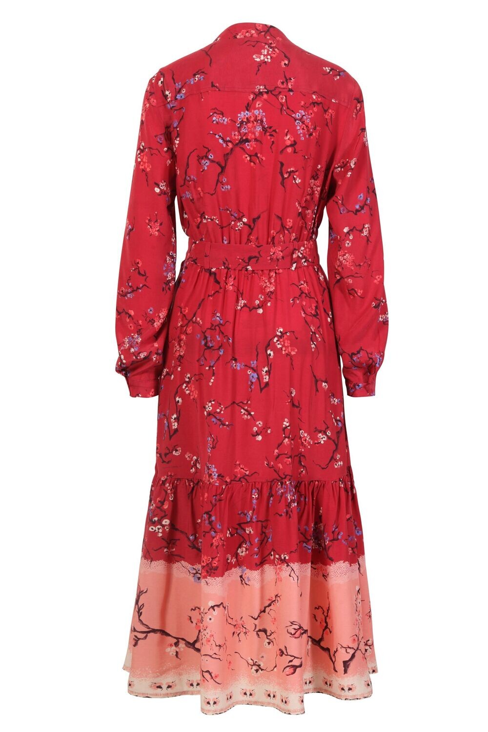 IVKO Woman 
Wrapped Dress, Cherry Blossom Motif