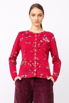 IVKO Woman 
Cardigan, Cherry Blossom Pattern