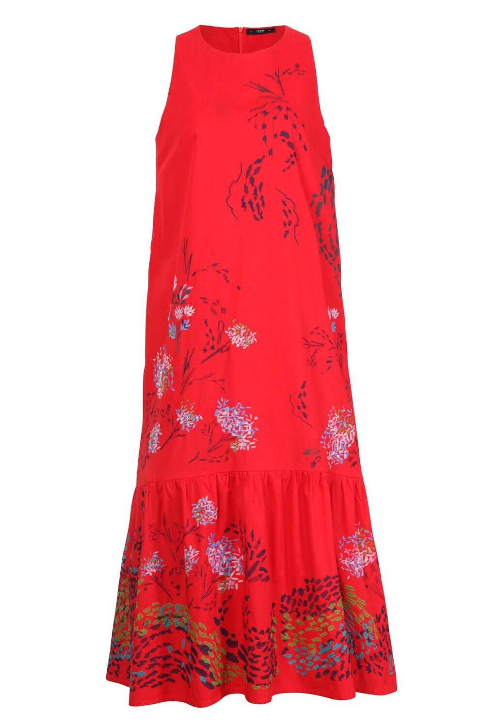 IVKO Woman 
Ruffled Dress, Sleeveless