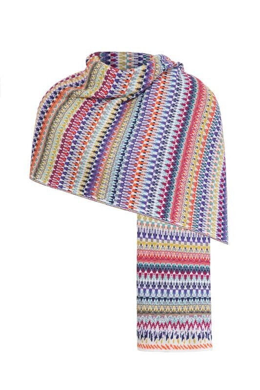 IVKO Woman
Gestrickter Schal mit Streifen IVKO Woman
Gestrickter Schal mit Streifen