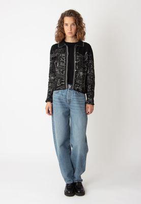 IVKO Woman   Jacquard-Jacke, Favela Motiv