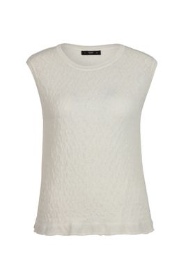 IVKO Woman Ärmelloser Pullover, Struktur Motiv IVKO Woman Ärmelloser Pullover, Struktur Motiv