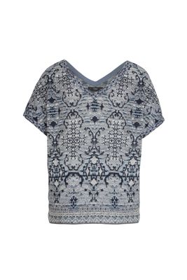 IVKO Woman  Pullover mit V-Ausschnitt, Marokko Motiv