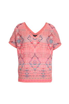 IVKO Woman  Pullover mit V-Ausschnitt, Marokko Motiv