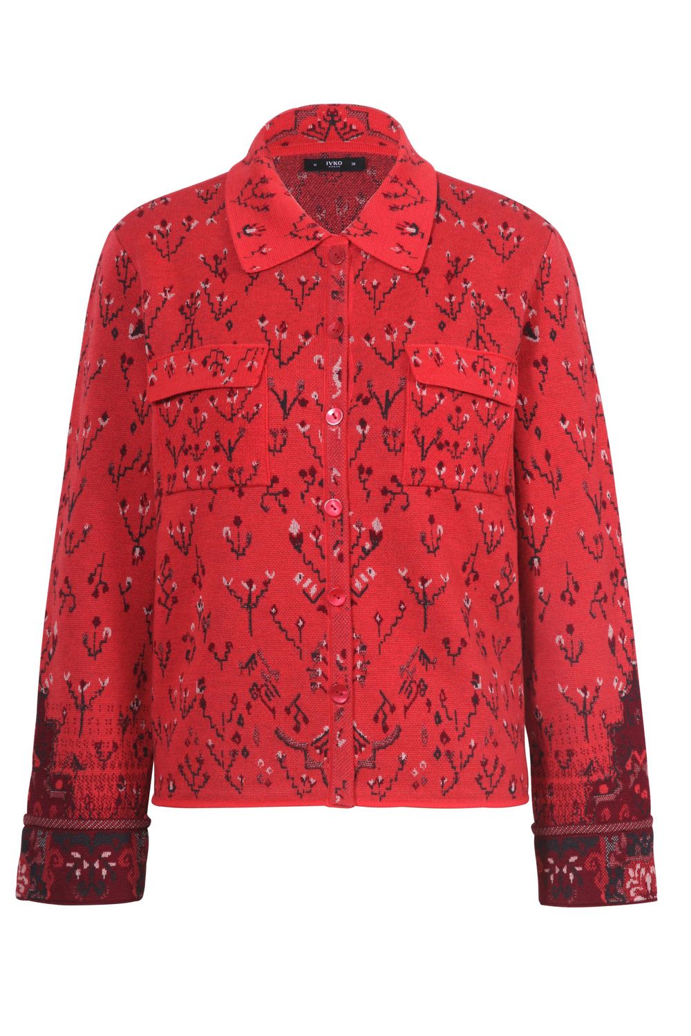 IVKO Woman  Strickjacke, Kelim Muster