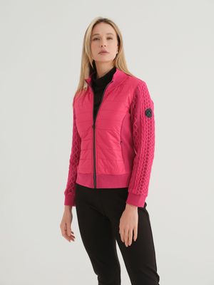 DOLCEZZA Jacke mit Zopfärmeln