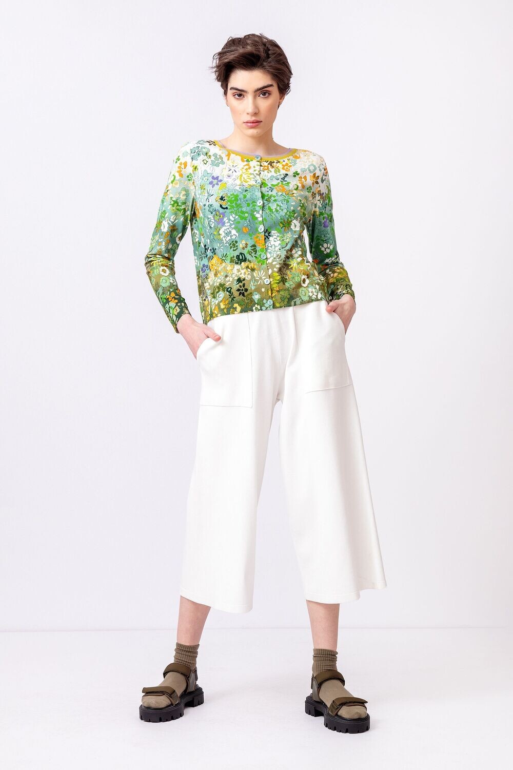 IVKO Woman  Solid Knitted Pants