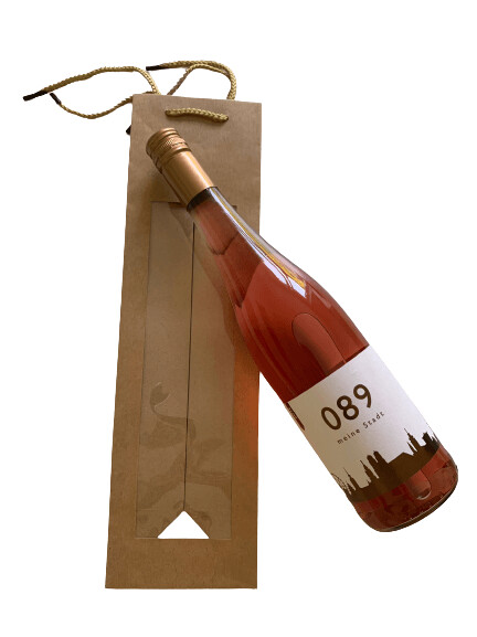 Geschenkset  | 1 Fl. in dekorativer Papier-Tragetasche |