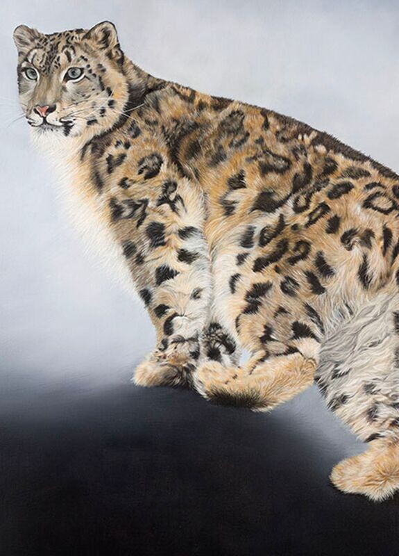 Snow Leopard Original Painting