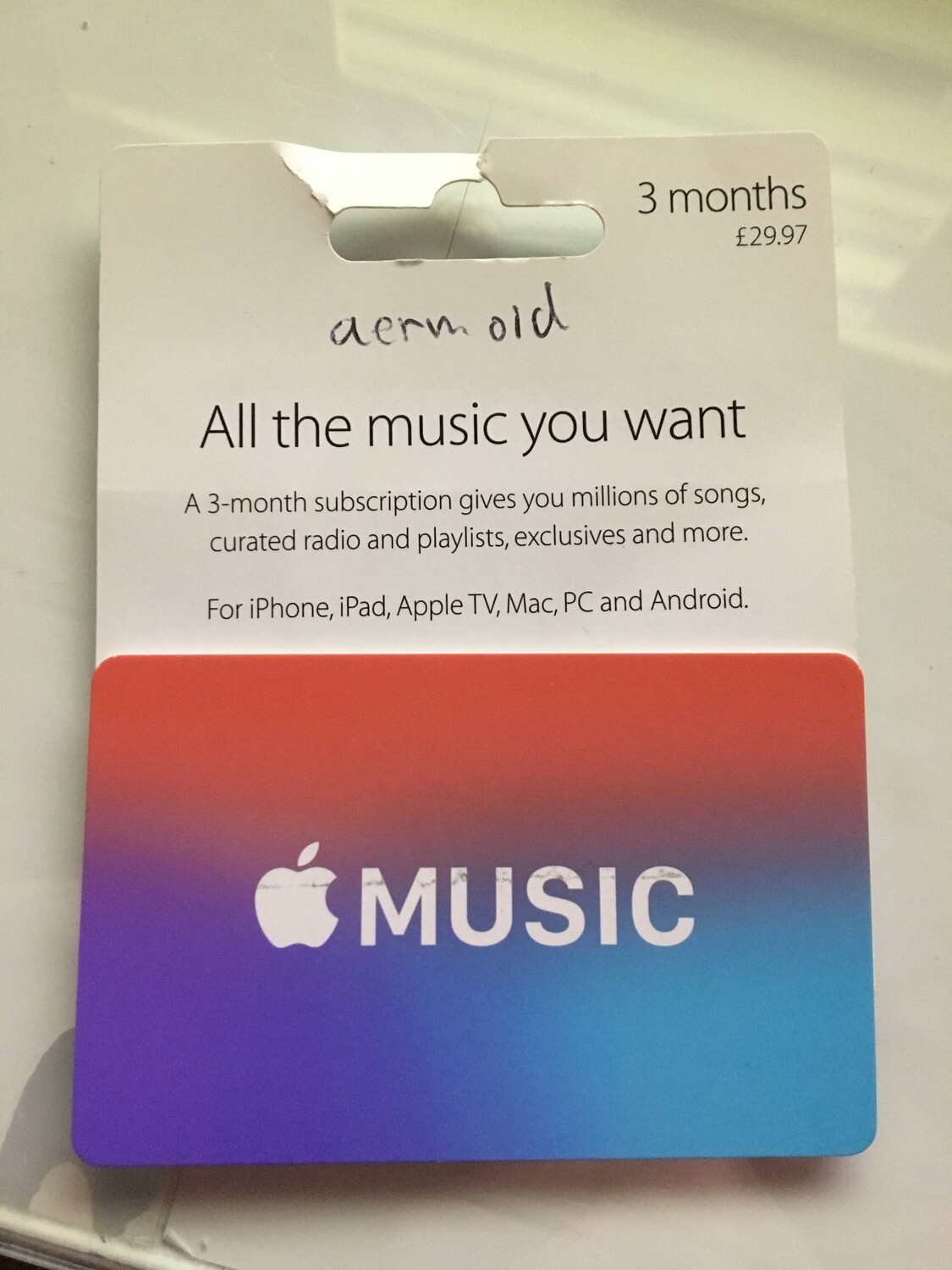 Apple Music Premium Subscription for iPhone and Andriod Users
