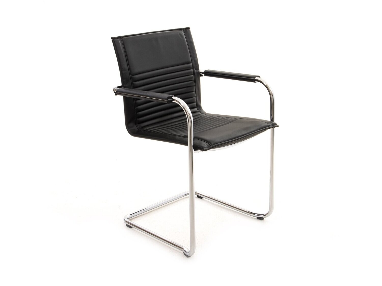Walter Knoll Freischwinger Stuhl Art Collection schwarz