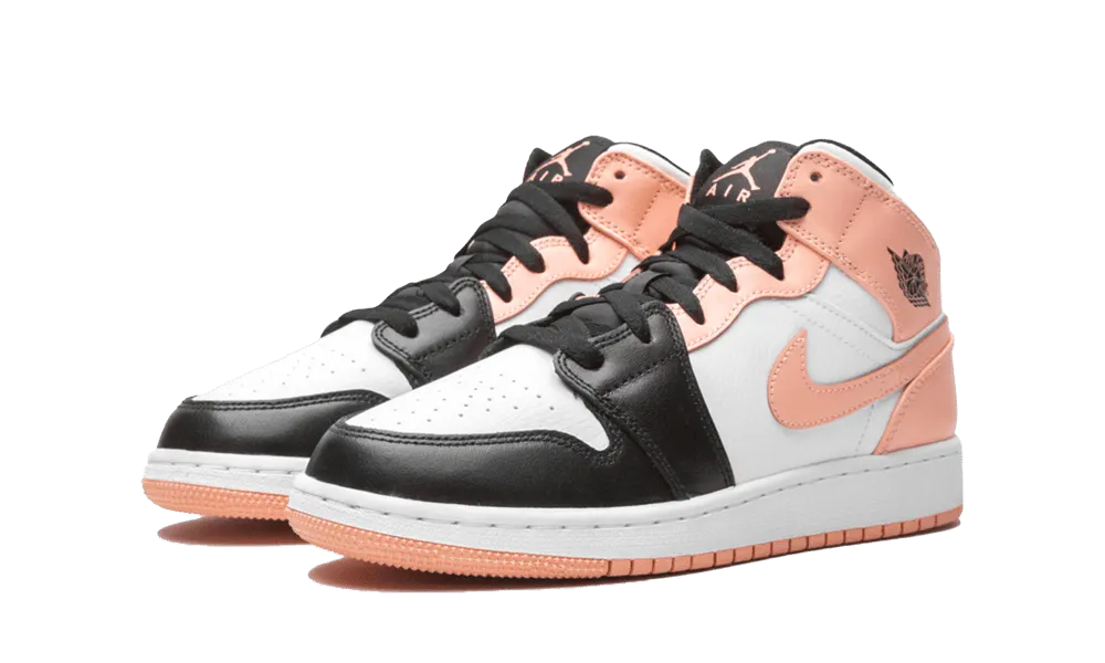 Air Jordan 1 Mid Arctic Orange Black Toe (GS) | OVERCEZ